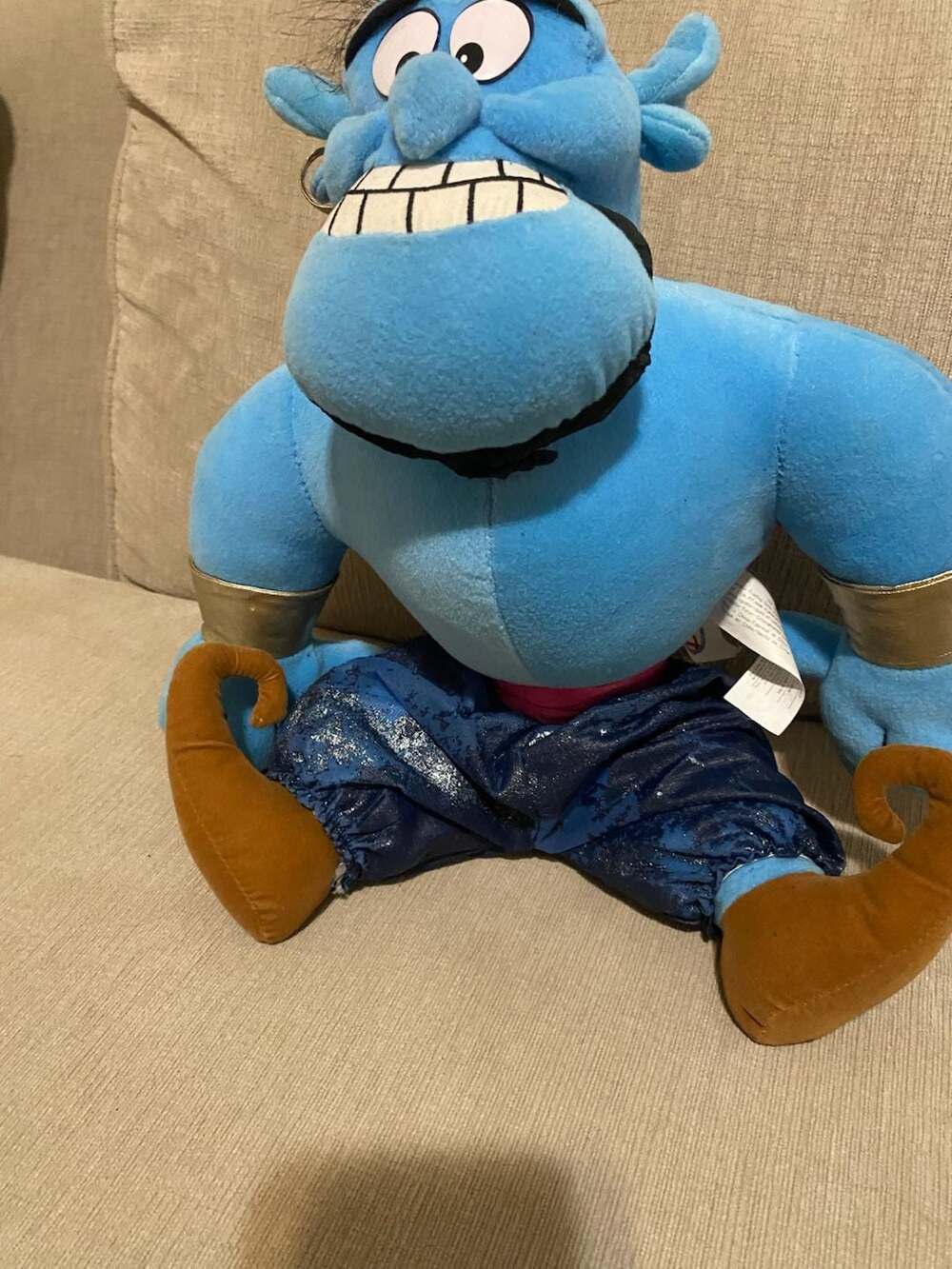 Disney Store Aladdin Genie Plush Stuffed Toy